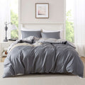 Mainstays King Duvet Cover Set All-Season 3-Piece Grey Variation of THIS listing
