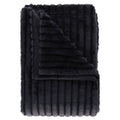 Mainstays Greystone Channel Faux Fur Blanket Twin 66 x 90 Inches - Reversible Cozy Throw