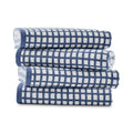 Performance Checkered Bath Towel Set - Washed Indigo, 4-Piece 30 x 54 Inches