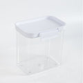 Medium Rectangular Food Storage Canister - Stackable Plastic Container