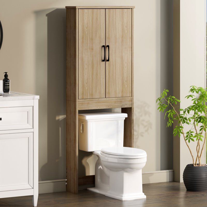 Mainstays Ardent Over-the-Toilet Bathroom Storage Cabinet - Euro Oak