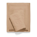 King Microfiber Bed Sheet Set with Enzyme Wash - Fatigue Tan, 4 Pieces