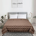 Mainstays Cloud Matelasse Quilt King - Warm Brown, Lightweight Bedding