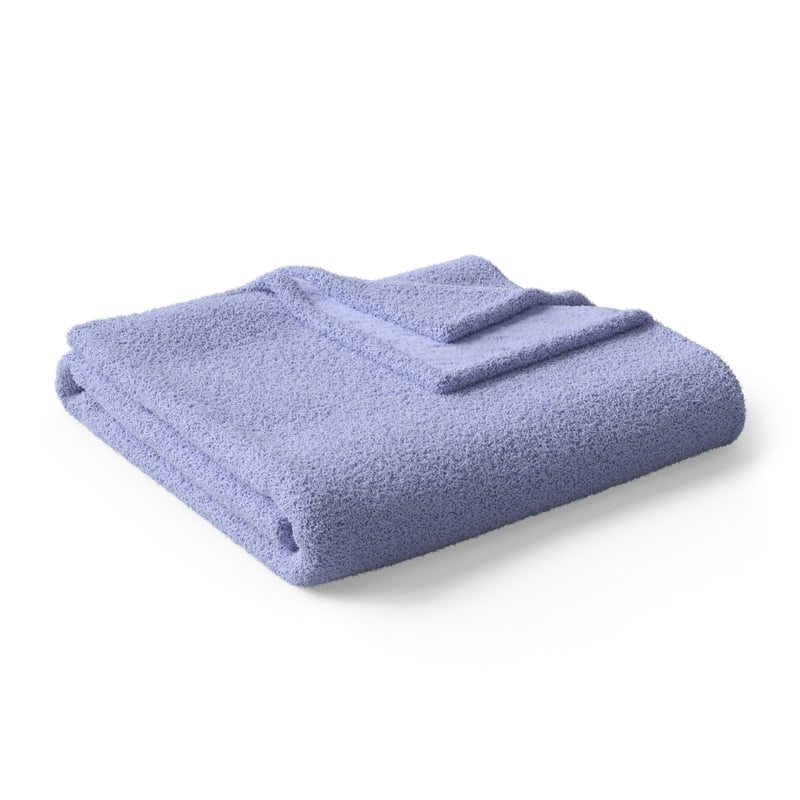 Kids Cozy Plush Throw Blanket - Light Purple, 50x60 Inches - Soft & Reversible