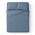 Full Kids Microfiber Bed Sheet Set - Blue, 4 Pieces