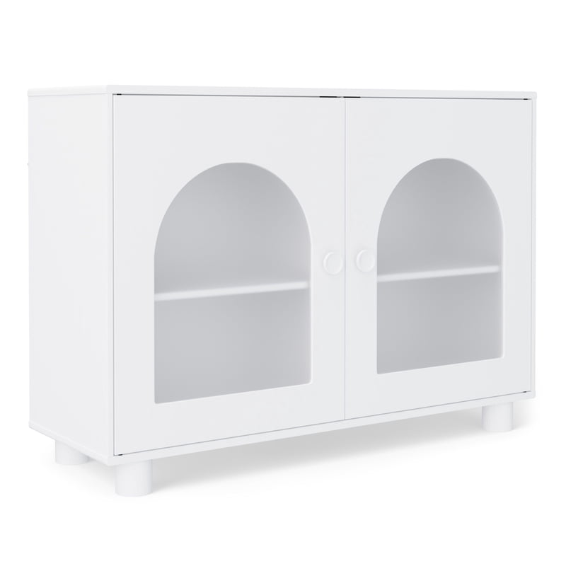 Kids Arched Storage Accent Cabinet with Acrylic Doors