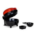 Mini Smash Burger Griddle with Bun Warmer - 600 Watts, Non-Stick