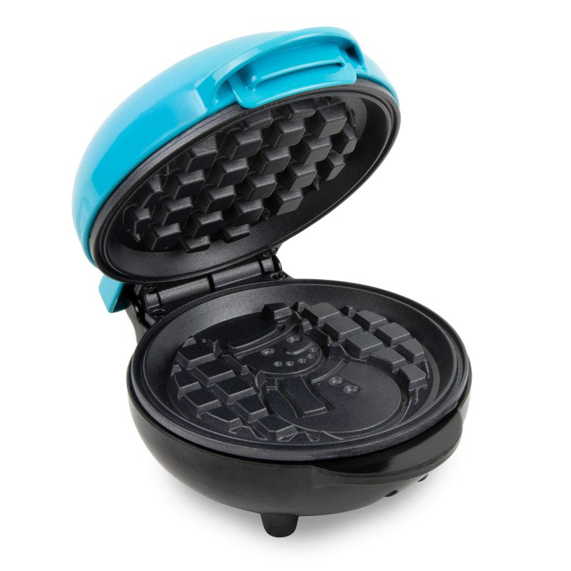 Snowman Waffle Maker - Compact Holiday Kitchen Appliance