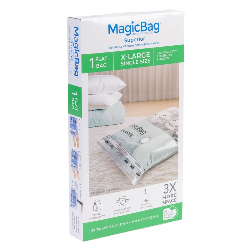 X-Large Vacuum Storage Bag - Flat Compression Bag for Bedding