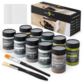 Farm Color Chalk Acrylic Craft Paint Set - 15 Pack, 9 Neutral Shades, 2 oz