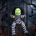 Magotan Animated Halloween Ghost Cage Decoration - Style B, Motion Sensor, Hanging Indoor & Outdoor Spooky Prop