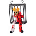 Magotan Screaming Animated Halloween Decoration - Style E, Spooky Hanging Skull with Motion Sensor