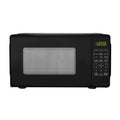 Compact 0.7 cu ft Countertop Microwave Oven - Black