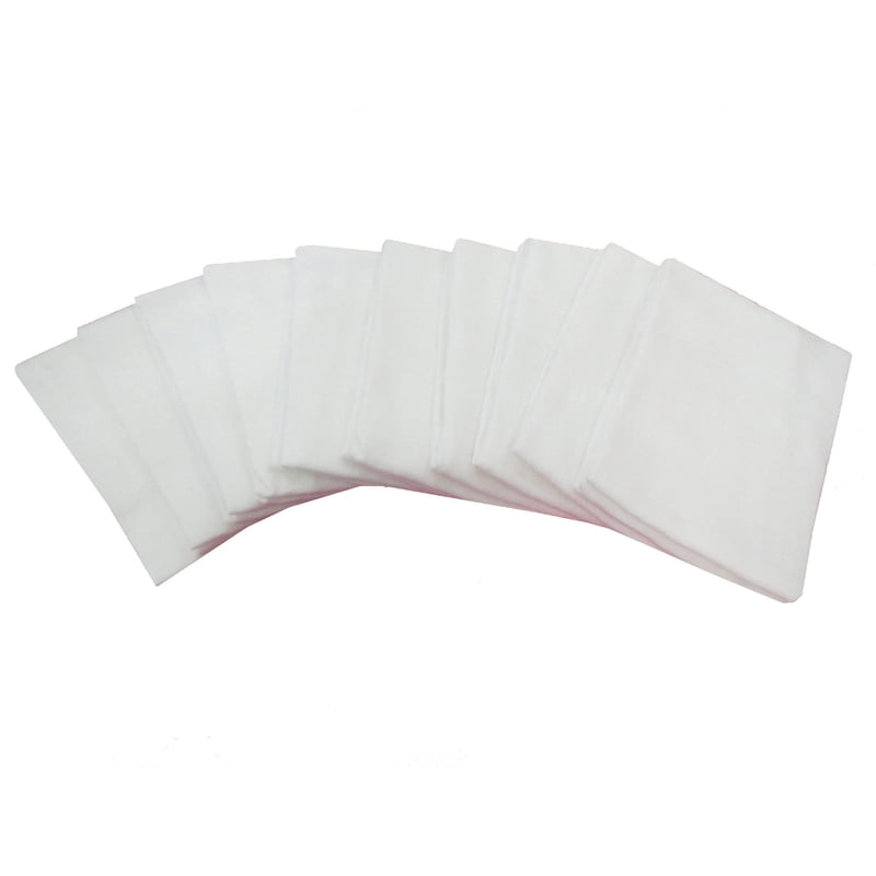 10-Pack White Flour Sack Kitchen Towels - 28x29 Inches