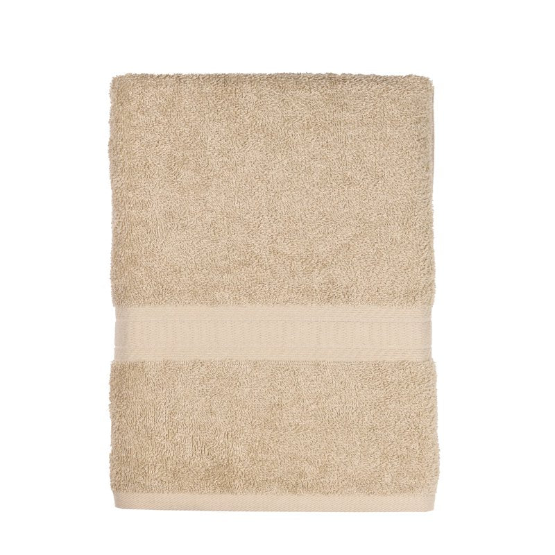 Mainstays Bath Sheet - 100% Cotton, Tan, Vallejo Variation, 30 x 60 in