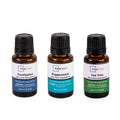 Essential Oil Set - 3-Pack Eucalyptus, Peppermint, Tea Tree 15ml