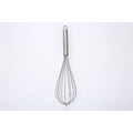 12-Inch Stainless Steel Whisk with Loop for Hanging - Silver