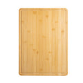 Bamboo Cutting Board 12" x 17.5" with Juice Groove & Non-Slip Feet - Large