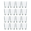 16-Piece Drinkware Glass Set - Cooler & Old-Fashioned Glasses