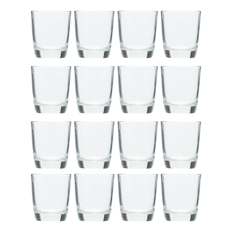 16-Piece Drinkware Glass Set - Cooler & Old-Fashioned Glasses