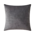 Gray Textured Velvet Decorative Pillow 18x18 Inches - Mainstays