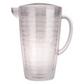 2.5 Quart Double Wall Clear Acrylic Pitcher - Single