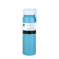 24 oz Blue Stainless Steel Insulated Water Bottle with Straw Lid