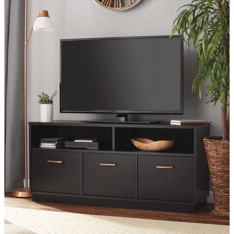 3-Door TV Stand Console for Flat-Panel TVs up to 50"