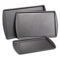 3-Piece Nonstick Cookie Sheet Set - Carbon Steel Bakeware