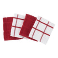 Woven Kitchen Dish Cloth Set - 4-Pack, 12x12 in, Red Sedona