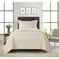 Twin/Twin-XL All-in-One Lightweight Quilt and Sheet Set - Beige