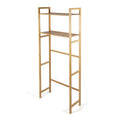 64-In Freestanding Over-the-Toilet Shelf Unit - Bamboo Bathroom Storage