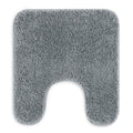 Mainstays Polyester Contour Bath Rug - Grey, 20 x 22 Inches, Non-Slip