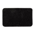 Bath Rug 20 x 32 Inches - Non-Slip Polyester Bathroom Mat - Black - Variation of THIS listing