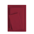 Mainstays Twin Microfiber Bed Sheet Set - Red Sedona, 3 Piece