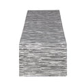 Black and White Striped Table Runner - 14" x 72"