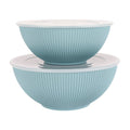 Eco-Friendly 4-Piece Recycled Plastic Serve Bowl Set - Single