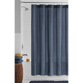 Mainstays Blue Chambray Fabric Shower Curtain 72x72 inches - Casual Bathroom Decor
