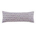Mainstays Microfiber Body Pillowcase - Damask Medallion Purple 20 x 52 Inches