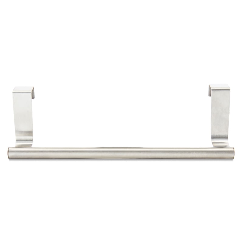 Over-the-Cabinet Stainless Steel Towel Holder - Single, 9 Inch