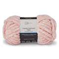 Pink Chenille Heathered Yarn - 33 Yards Super Bulky Knitting & Craft Yarn - Daylily Pink