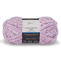 Super Bulky Chenille Heathered Yarn - Sweet Violet, 33 Yards, 100% Polyester