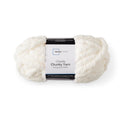 Chunky Chenille Yarn 31.7 Yards - Ivory Super Bulky Polyester Knitting