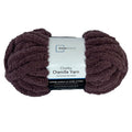 Purple Chunky Chenille Yarn - 31.7 Yards, Super Bulky, 100% Polyester