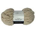Chunky Chenille Yarn 31.7 Yards - Stone - Super Bulky Polyester for Knitting & Crocheting