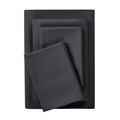 Mainstays Comfort Chill King Microfiber Bed Sheet Set - Rich Black, 4 Piece