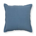 Blue Velvet Corduroy Decorative Throw Pillow 18x18 Inches - Mainstays