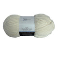 Super Bulky Ivory Chenille Yarn 220 yd for Knitting & Crochet - Single