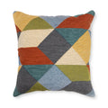 Mainstays Multicolor Geo Pattern Decorative Throw Pillow 18x18 Inch - Set of 1