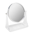 Double-Sided Vanity Mirror with 3x Magnification - Clear